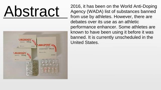 Meldonium As Fast As Possible