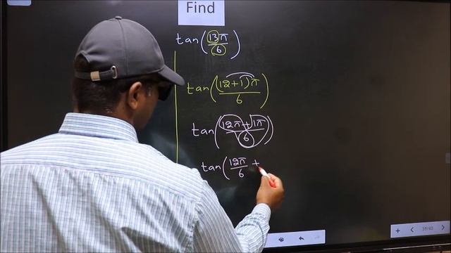 Find trigonometry angle tan(13π/6) = ? смотреть онлайн
