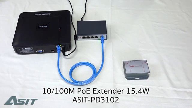 แนะนำการใช้งาน POE Extender 15.4V - ASIT-PD3102 смотреть онлайн
