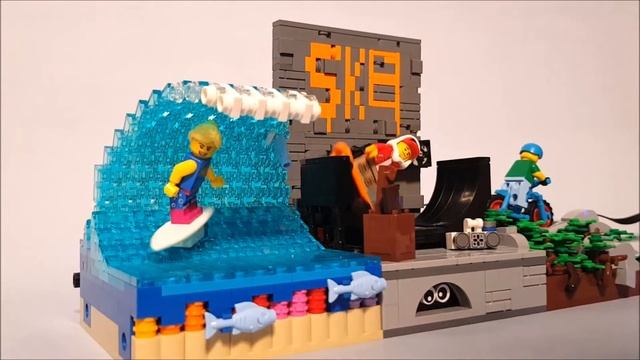 LEGO Kinetic Sculpture Summer Sports смотреть онлайн