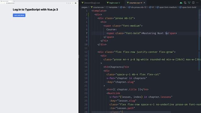 036-Mastering Nuxt - 4-2 Creating a Login Page - HD смотреть онлайн