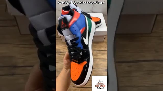 Air Jordan 1 Mid SE Black University Red CV5276 001 смотреть онлайн