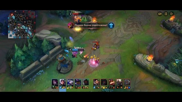 Забираем MVP на Ирелии в лесу| League of Legends: Wild Rift смотреть онлайн