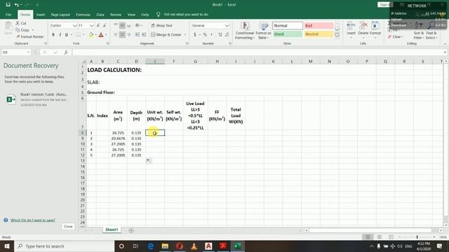 Load calculation due to slabs | civil engineering project | Nilesh Jha смотреть онлайн