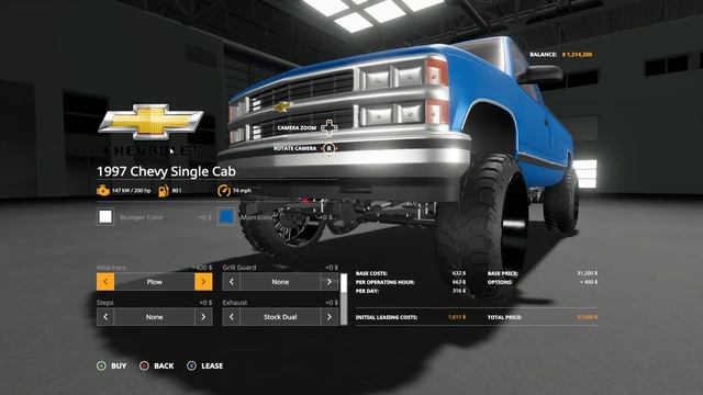 FS19 | 1997 Chevy Single Cab смотреть онлайн