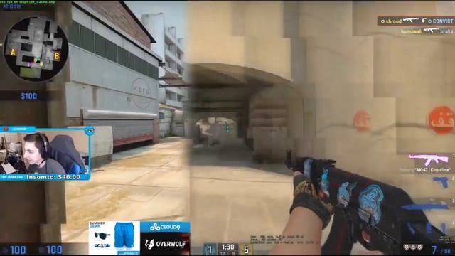 The best of shroud pro moment csgo!!! смотреть онлайн