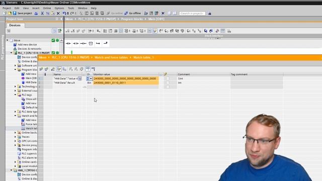 TIA Portal: MOVE Instruction (Digital Assignment) смотреть онлайн