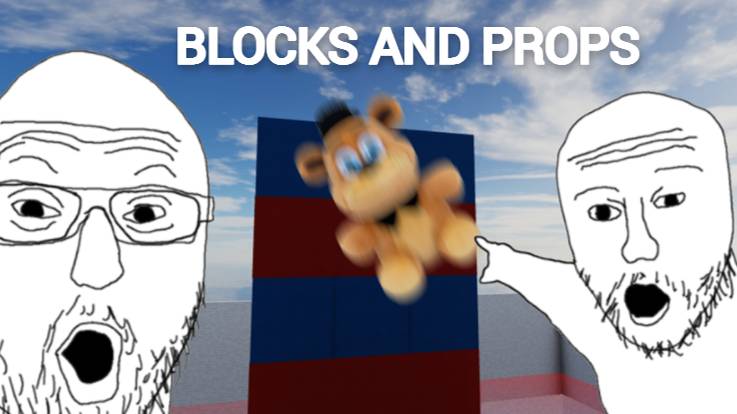 Blocks And Props! обзор на игру!
