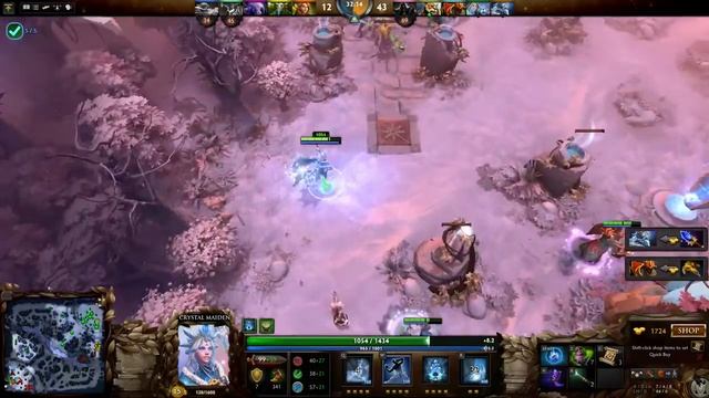 Dota 2 Crystal maiden good support смотреть онлайн