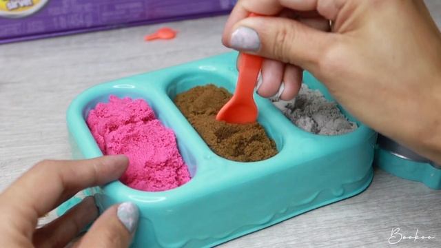 Kinetic Sand Ice Cream Treats Unboxing ASMR | Scented Kinetic Sand смотреть онлайн