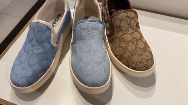 Coach outlet women's shoes Wells Slip On Sneaker смотреть онлайн