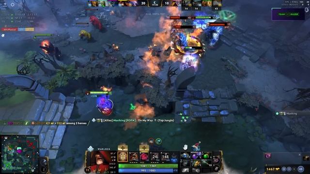 Voice Of Dota Gets Recognised While Playing Warlock POS5 смотреть онлайн