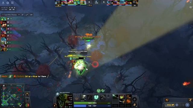 How to lane mid necrophos (ALWAYSWANNAFLY) vs ember spirit - Dota 2 смотреть онлайн