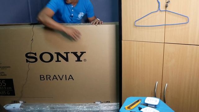 แกะกล่อง Unboxing LED TV SONY KD 65X8500G แอนดรอยน์ทีวี 4K(UHD)ที่มีครบทั้ง HDR eARC смотреть онлайн