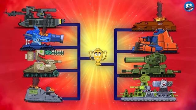 ВСЕ СЕРИИ Побоище Мега танков - Мультики про танки смотреть онлайн