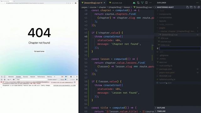 031-Mastering Nuxt - 3-5 Handling Sever-Side Errors - HD смотреть онлайн