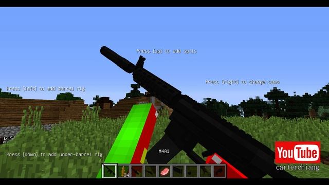 minecraft我的世界 Vic's Modern Warfare Mod現代武器3d槍模組 смотреть онлайн