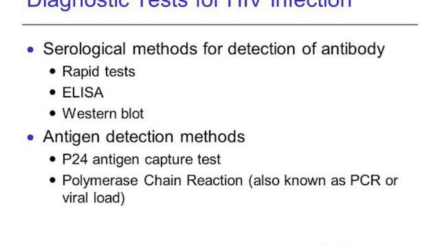 Diagnostic tests HIV смотреть онлайн