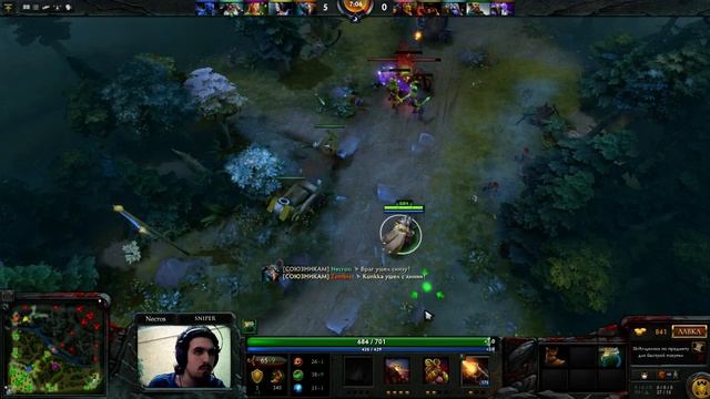 Ночной стрим #12 Headdy, Dota - Снайпер тащит. смотреть онлайн