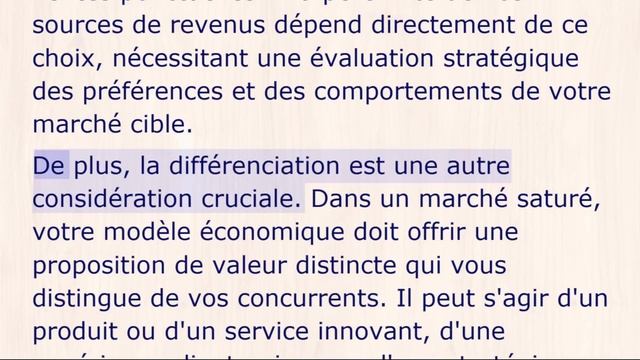 Français - difficile - Choisir le bon modèle économique смотреть онлайн