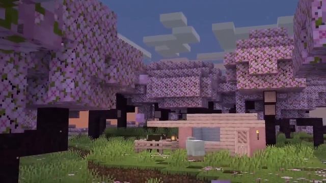 Minecraft 1 20 Early Look at the Cherry Blossom Biome MINECRAFT WEB смотреть онлайн