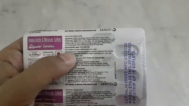 🔴Aminofit Amino Acid Softlets 15's | Amino Acids & Minerals Softlets - Nutraceutical смотреть онлайн