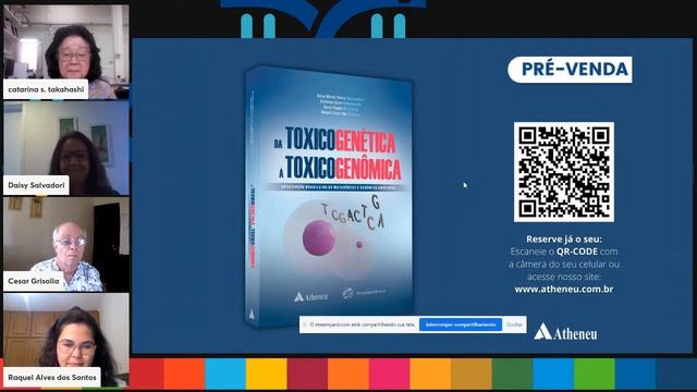 Congresso MutaGen 2021 - Lançamento do Livro "Da Toxicogenética à Toxicogenômica" смотреть онлайн