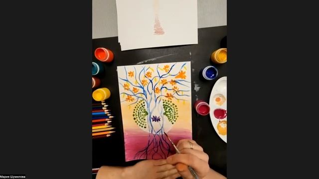 Клуб "Путешествие в СЕБЯ". Создание своей МАК-карты с Марией Шумиловой. смотреть онлайн
