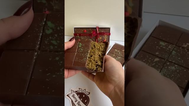 Дубайский шоколад от Berry Bouquet #chocolate #dubaichocolate #дубайскийшоколад #шоколад #food