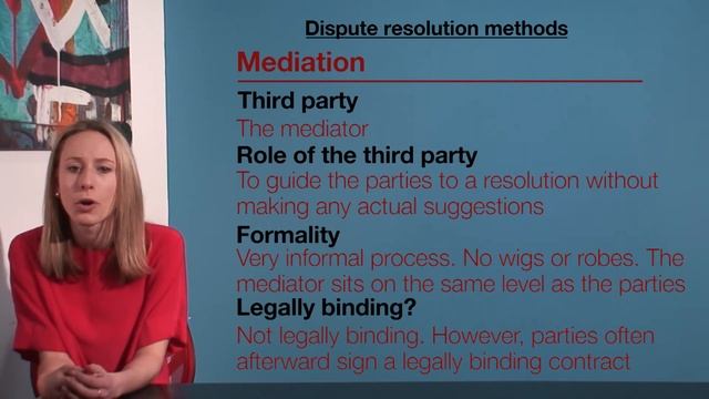 VCE Legal Studies - Dispute Resolution Methods смотреть онлайн