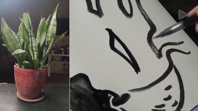 Быстрый скетч тушью. Рисуем с художником Марией Хаэт смотреть онлайн