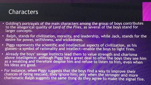 Lord of the Flies- analysis chapters 1-4 смотреть онлайн