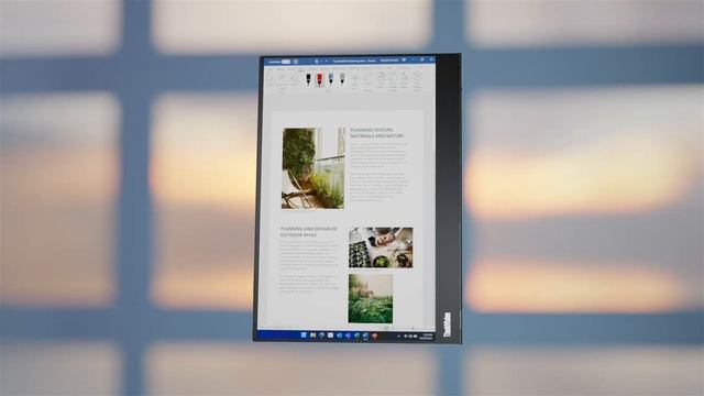 Lenovo ThinkVision M14t Gen 2 Portable Monitor Product Tour смотреть онлайн