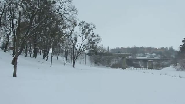 Korchyk River, Korets, Ukraine, February 2018 Корець Корчик Рівненщина 5/8 смотреть онлайн