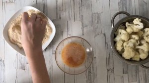 Капуста цветная в панировочных сухарях на сковороде  Как пожарить цветную капусту на гарнир