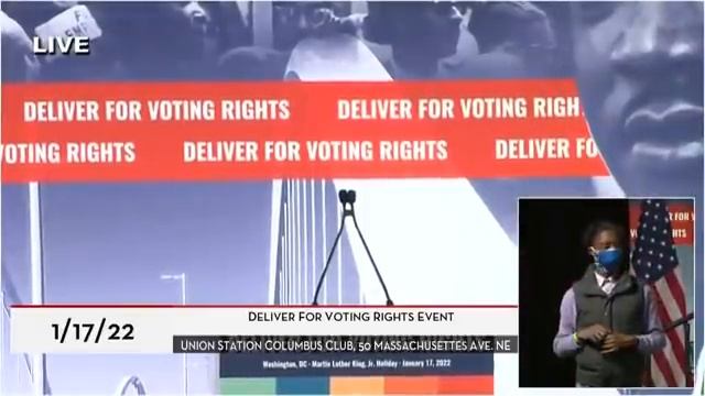 MLK Jr. Family Members And Lawmakers Hold Rally In DC To Advocate For Voting Rights смотреть онлайн