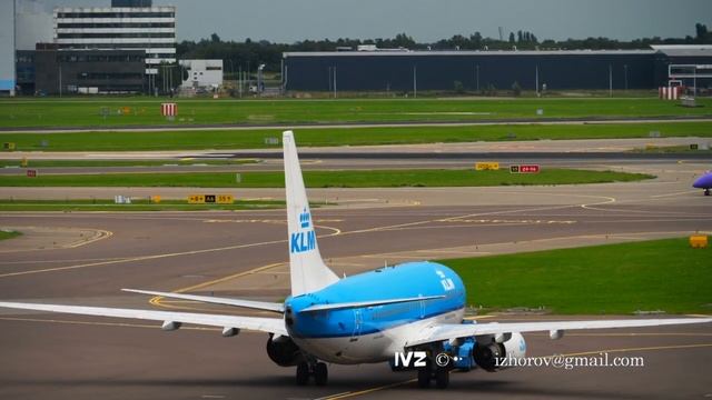 KLM Boeing 737 towing смотреть онлайн