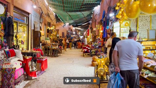 MARRAKECH 🇲🇦 MOROCCO: City Walking tour | 4K HDR 60fps смотреть онлайн