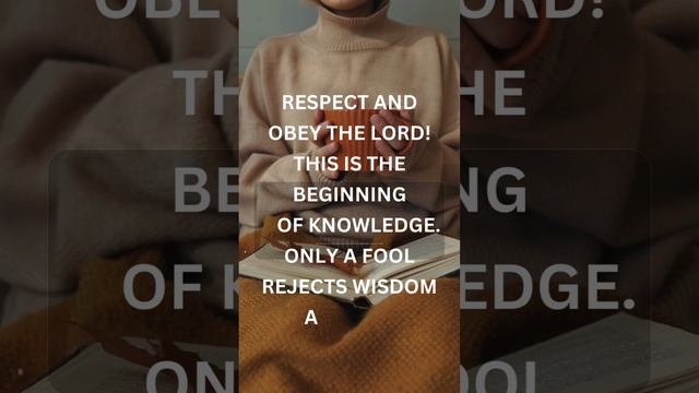 WORD OF THE DAY | Proverbs 1:7 #wisdom смотреть онлайн