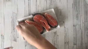Нерка запеченная в духовке стейки  Как запечь красную рыбу в духовке  Получилась вкусная и сочная