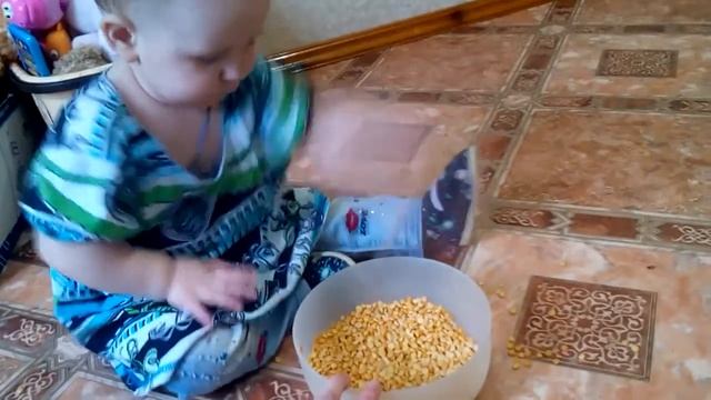 Первый опыт с горохом😄 смотреть онлайн