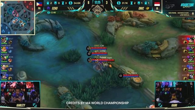 ONIC ID vs ECHO PH | GAME 1 BO 5 | M4 WORLD CHAMPIONSHIP смотреть онлайн