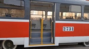 Трамвайный маршрут 2. Детский центр - школа №36 - Детский центр