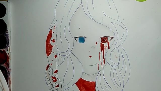 👿Horror art😈Страшный рисунок👿(13+) смотреть онлайн