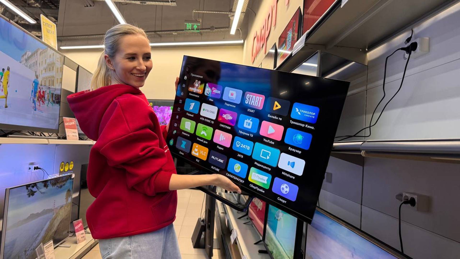 ОБЗОР УМНОГО И КОМПАНТНОГО ТЕЛЕВИЗОРА Sber SDX-32F2137 смотреть онлайн