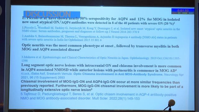 AIOC2022 FP1741 Neuro Ophthalmology II topic Status of serum AQP4 and MOG Antibody in Atypical смотреть онлайн