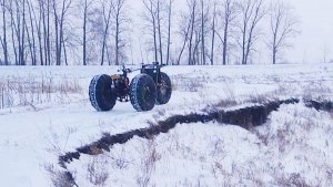 Пневмоход и зимняя рыбалка под Новый год