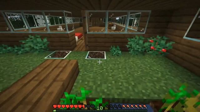 J'améliore ma maison et mon jardin sur Minecraft #3 survie Minecraft смотреть онлайн