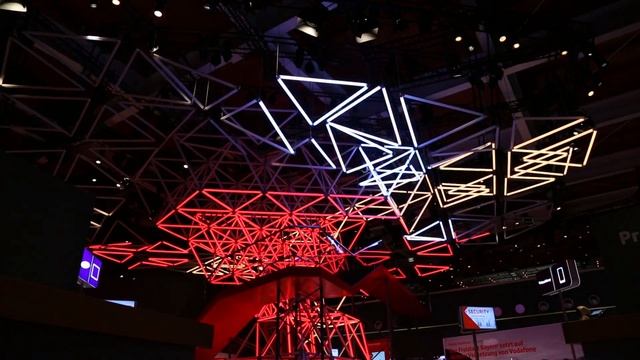 KINETIC LIGHTS - SPACE FRAME - light sculpture and kinetic lighting installation смотреть онлайн