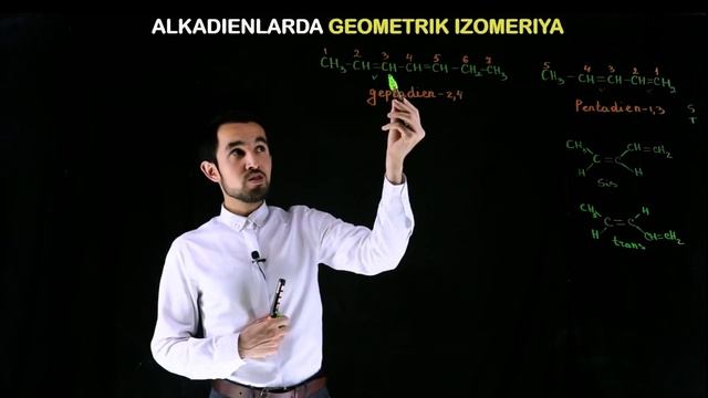 ORGANIK KIMYO. ALKADIENLAR. TO'YINMAGAN UGLEVODORODLAR